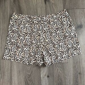 WHBM Leopard Print Shorts